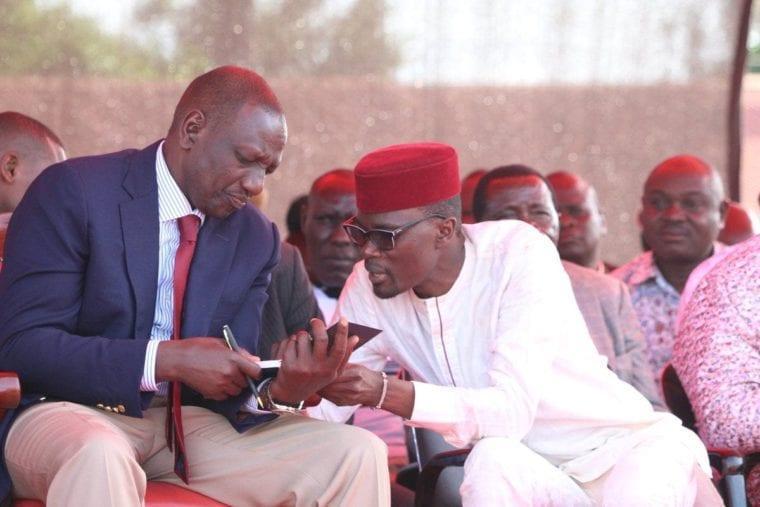 File image of DP William Ruto and Kimilili MP Didmus Barasa. |Photo| Courtesy|