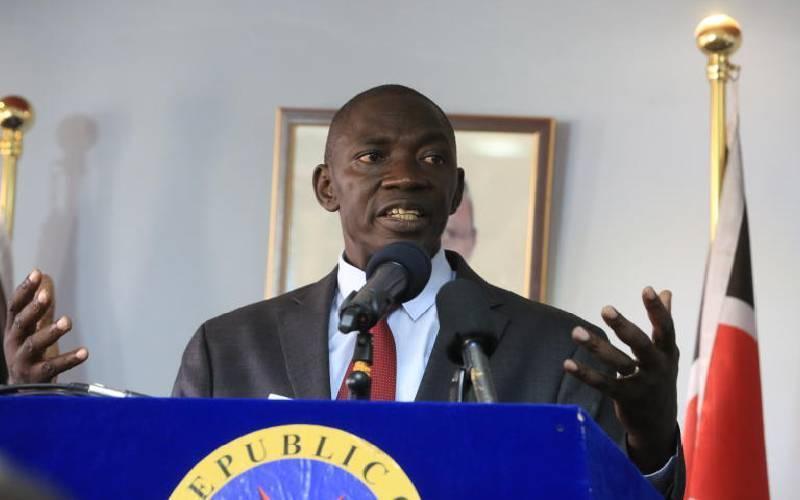 File image of Outgoing Government Spokesperson Cyrus Oguna. |Photo| Courtesy|