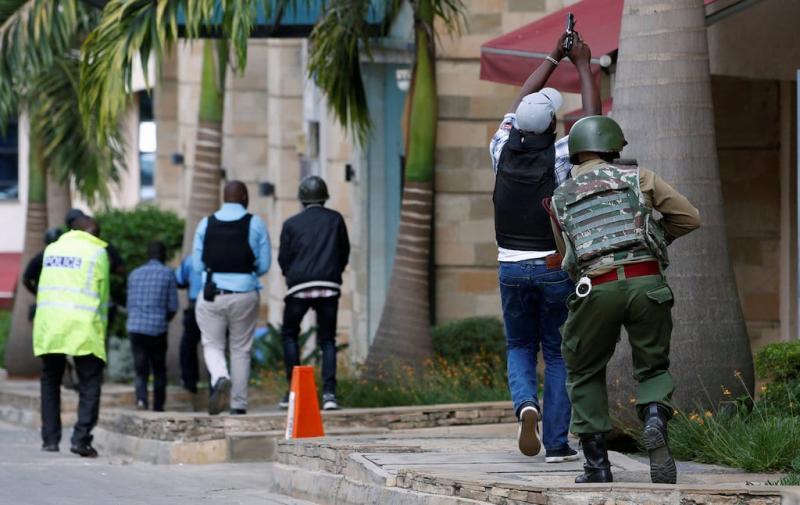 Recce squad officers during the Riverside attack. |Photo| Courtesy|
