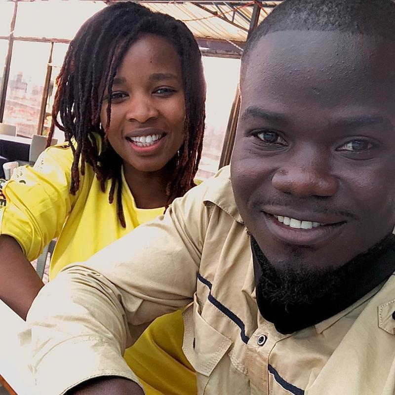 Comedian Mulamwah and actress Carol Sonie