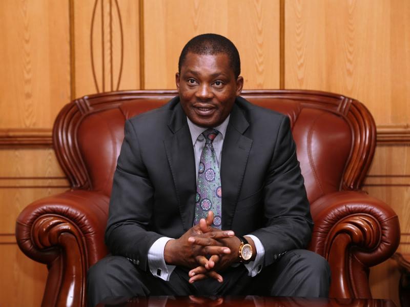 File image of Public Service Cabinet Secretary Justin Muturi.