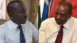 Collage image of DP William Ruto and late Sergeant Kipyegon Kenei. |Photo| Courtesy|