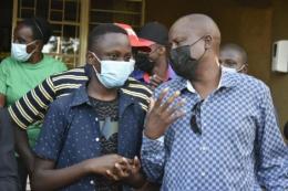Kyeni MP Kanini Kega poses for a photo with his son Mathenge Imani Gachuiri on Thursday, April 15, 2021. |Courtesy| Facebook|