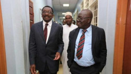 File image of Governor James Orengo and Paul Mwangi.
