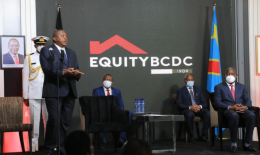 President Uhuru Kenyatta Unveils Equity BCDC in Congo 