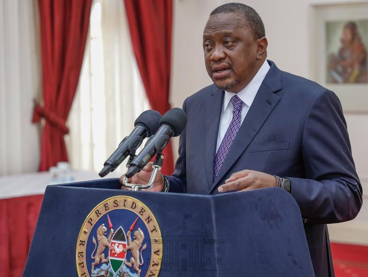 File image of President Uhuru Kenyatta. |Photo| Courtesy|