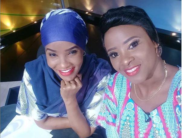 File image of Citizen TV Presenter Lulu Hassan and State House Spokesperson Kanze Dena. |Photo| Courtesy|