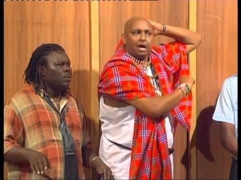  Makokha (Mathias Keya) and Olexander Josphat (Peter Sankale) during a past set on Vioja Mahakamani. |Courtesy| YouTube|