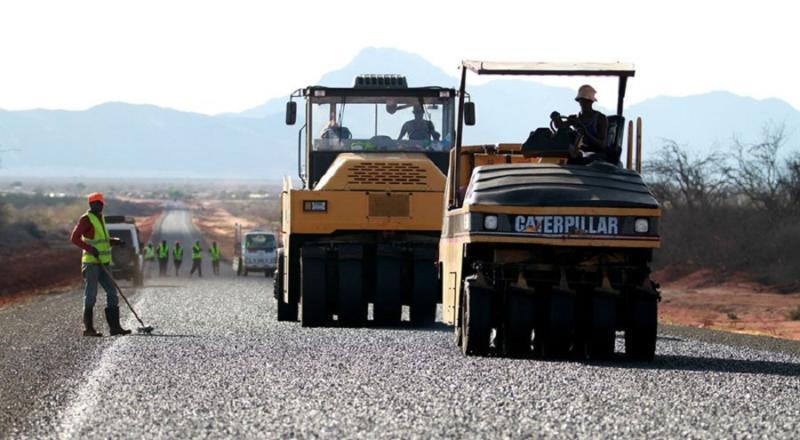 China Wu Yi Kenya ltd engineers tarmac a road i n Kenya. |Photo| Courtesy|