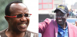A collage image of Economist David Ndii and Deputy President William Ruto. |Photo| Courtesy|