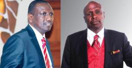 A collage image of DP William Ruto and Gideon Moi. |Photo| Courtesy|
