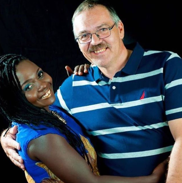 Singer Nyota Ndogo and husband Henning Nielsen