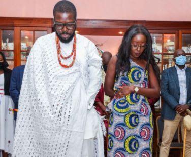 File image of Dr. Alexander Ezenagu and June Ruto 