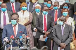 Education stakeholders led by CS George Magoha