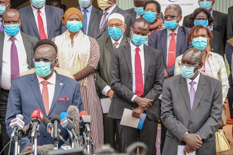 Education stakeholders led by CS George Magoha