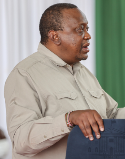 President Uhuru Kenyatta in Lamu