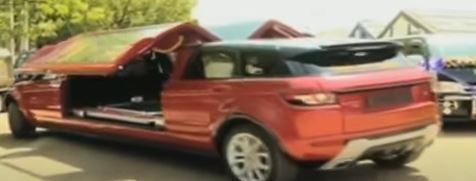 Range Rover Hearse owned by Delight Funeral Services in Eldoret, Uasin Gishu County. |Courtesy| Youtube|