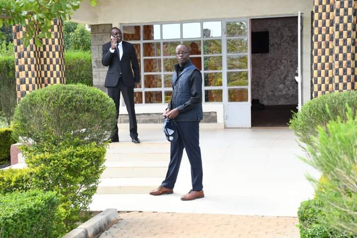 MP Oscar Sudi with Raila Odinga Junior
