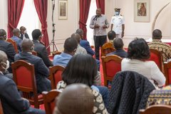 President Uhuru Kenyatta Hosts Luo Nyanza Leaders At State House