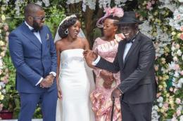 DP William Ruto and Rachel Ruto during the wedding of their daughter, June Ruto to Dr Alexander Ezenagu 