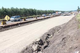 The Kenol-Sagana-Marua dual carriage oad under construction. |Photo| Courtesy|