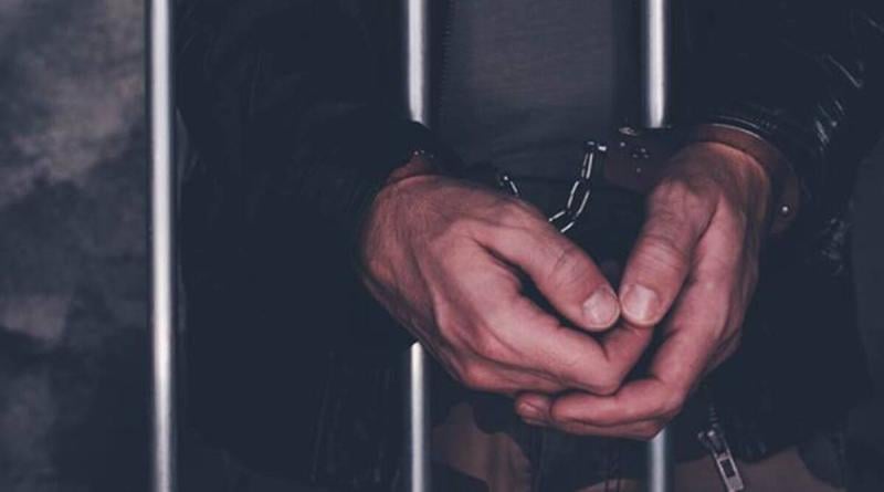 A man in handcuffs