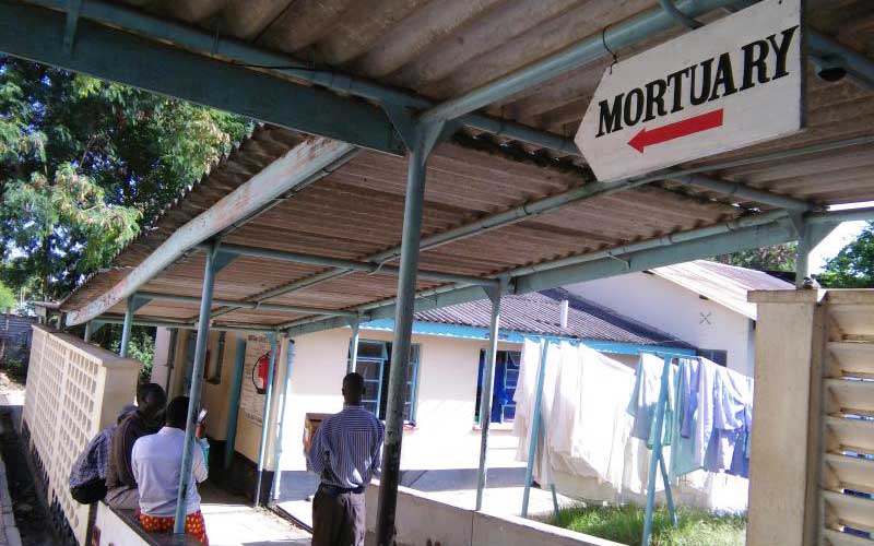 File image of a signage to the Homa Bay County Referral Hospital Mortuary. |Photo| Courtesy|
