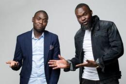 On Air Personality Nick Odhiambo (right)