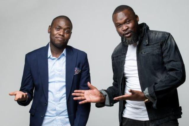 On Air Personality Nick Odhiambo (right)