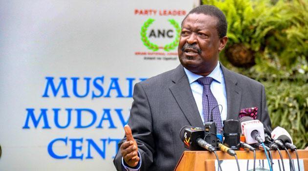 File Image of ANC Leader Musalia Mudavadi. 
