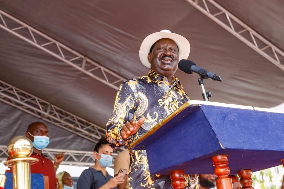 ODM Party Leader Raila Odinga