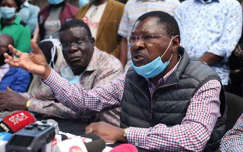 Ford Kenya party leader Moses Wetangula