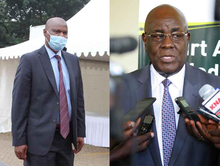 Justice Said Chitembwe and Justice Aggrey Muchelule