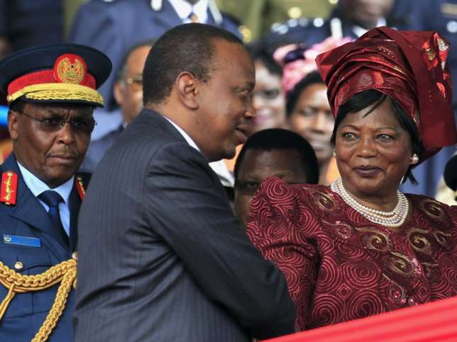 File image of Former President Uhuru Kenyatta and former first lady Mama Ngina Kenyatta. |Photo| Courtesy|