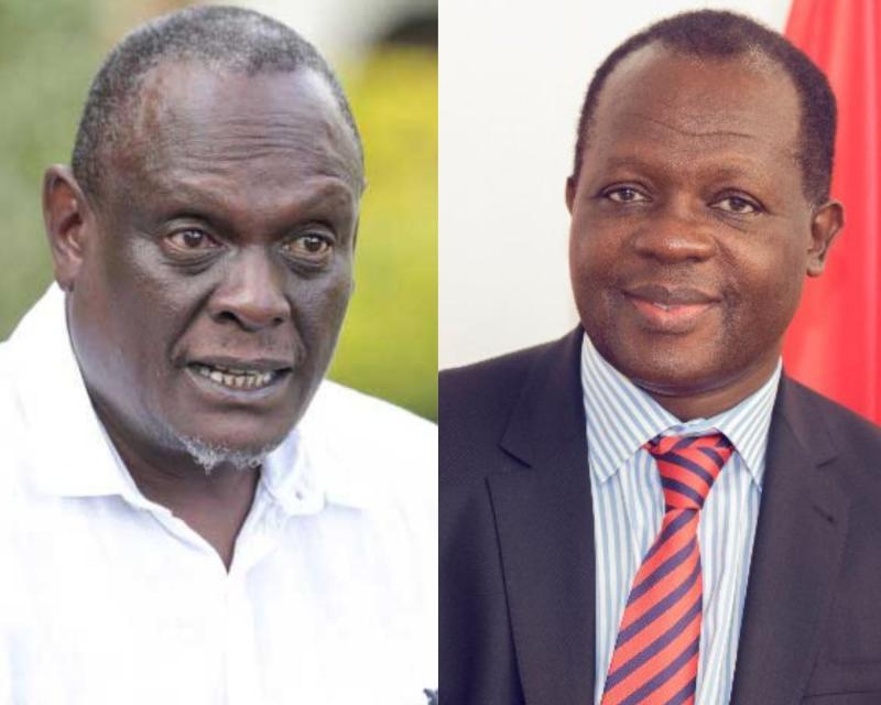 Jubilee Vice Chairman David Murathe and Secretary General Raphael Tuju