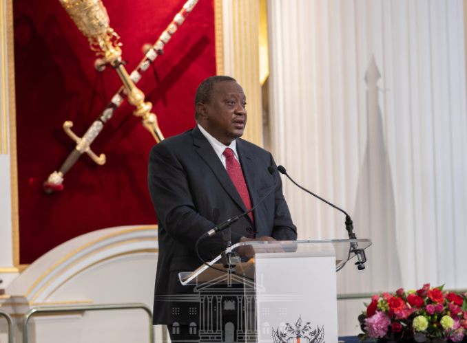 President Uhuru Kenyatta in the UK