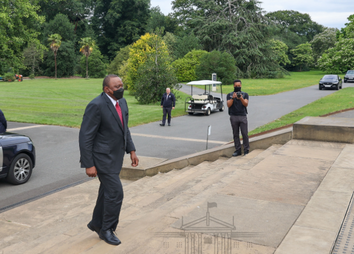 President Uhuru Kenyatta in the UK