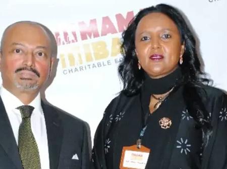 Amina Mohammed and her husband Khalid Ahmed/Photo Courtesy