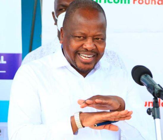 Health CS Mutahi Kagwe. 