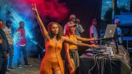DJ Pierra Makena at a past Park n Chill event.