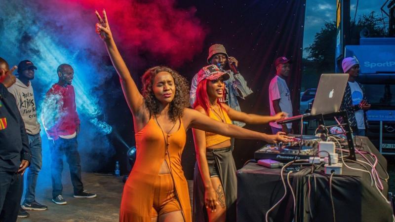 DJ Pierra Makena at a past Park n Chill event.