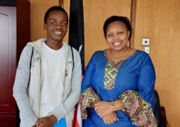 Millicent Omanga to Pay High School Fees for Top KCPE Performer Otwoma Raydon Kangu