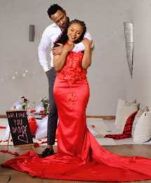 DJ Mo with his wife Size 8