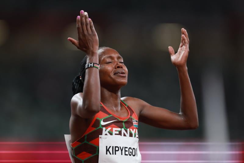 Faith Kipyego Wins Gold in Tokyo Olympics