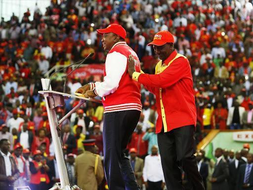 President Uhuru Kenyatta and DP William Ruto
