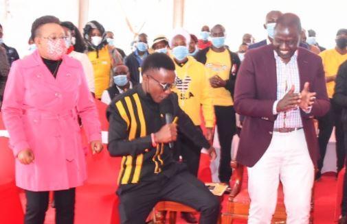 DP William Ruto when he hosted leaders from Ruiru at his Karen residence. 