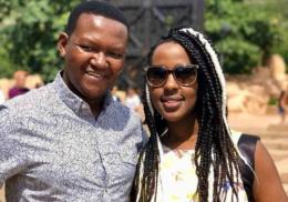 File Image of Governor Alfred Mutua and Lilian Nganga. 