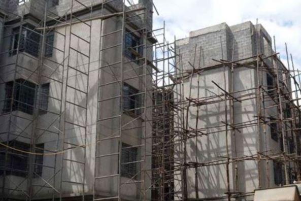 File Image of Apartments blocks under construction.