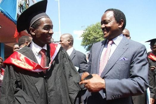 Klein Kalonzo, the youngest son of Wiper-Kenya leader Stephen Kalonzo Musyoka.