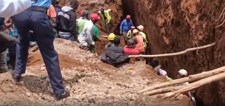 6 People Buried Alive After Trench Collapsed in Kirinyaga